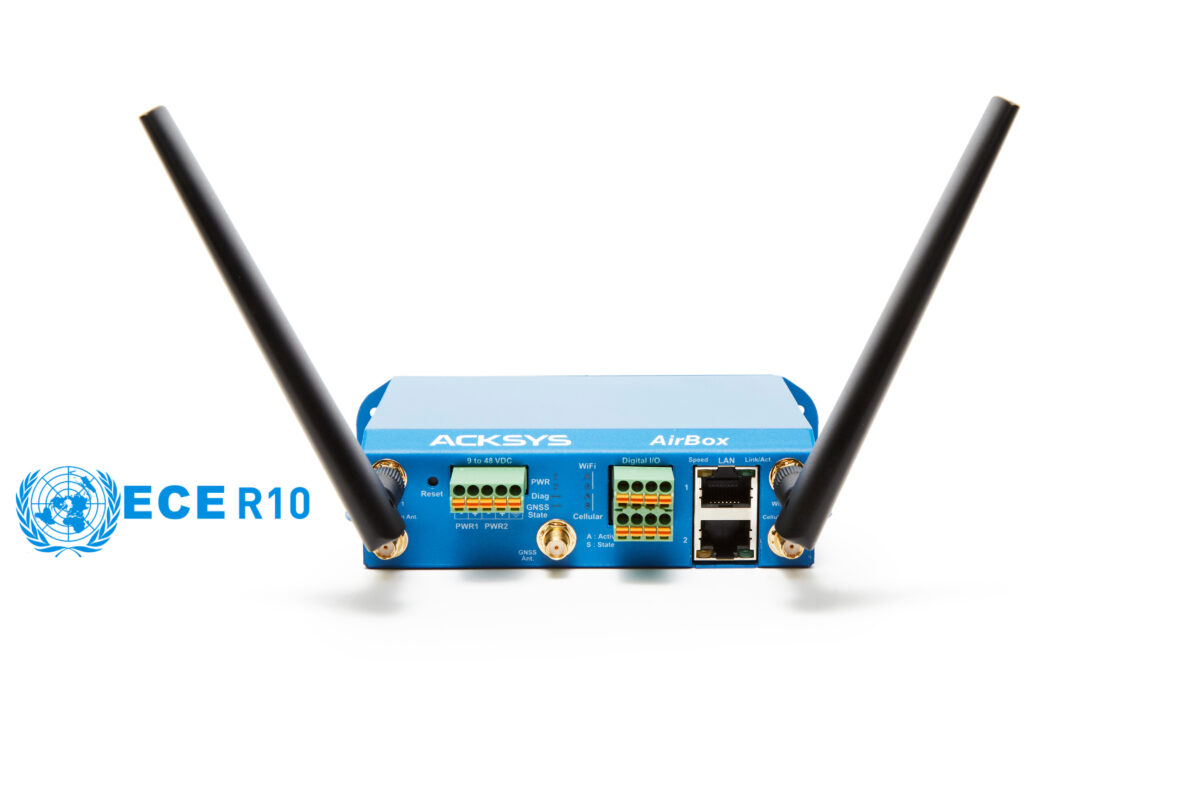 AirBox LTE, Acksys, Industrial cellular router + WiFi