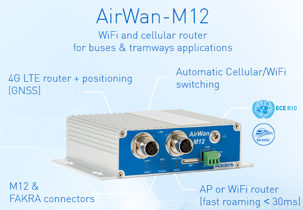 Discover AirWan-M12, the new cellular and WiFi router