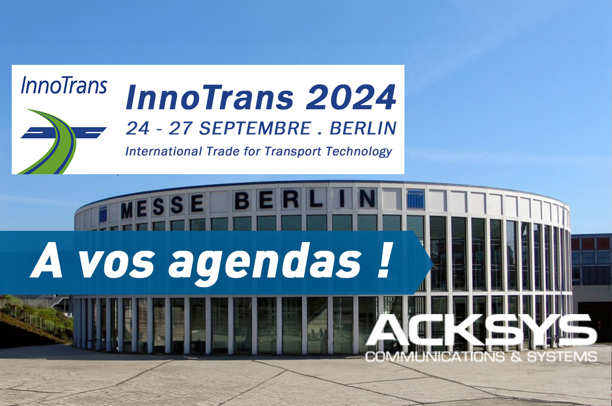 InnoTrans 24 - A vos agendas