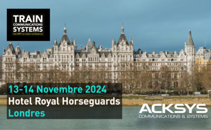 Train Communications Systems Conference 2024 se tiendra les 13 et 14 novembre au Royal Horseguards Hotel de Londres