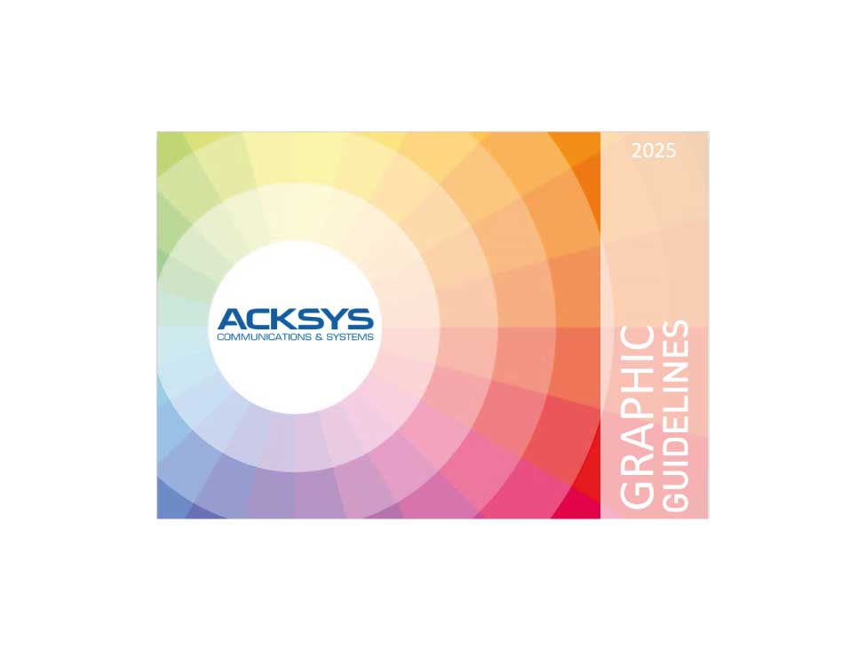 Cover ACKSYS Graphic Guidelines