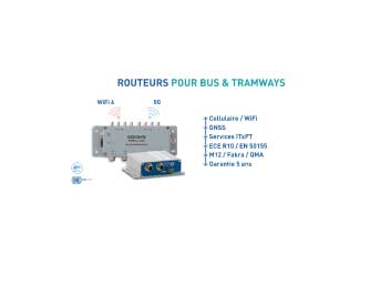 Visuel pour bus et tramways